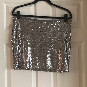 Sequined mini skirt from Express NWT